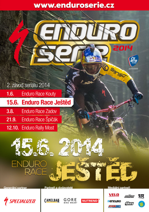 Enduro Serie - plakát Ještěd 2014