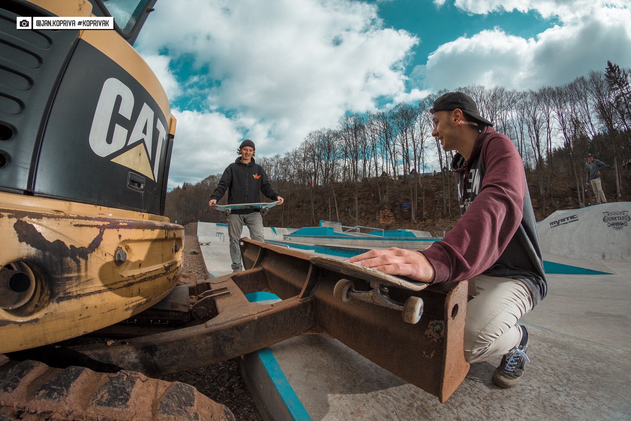 Martin Beránek a Lukáš Dymák skateboarding