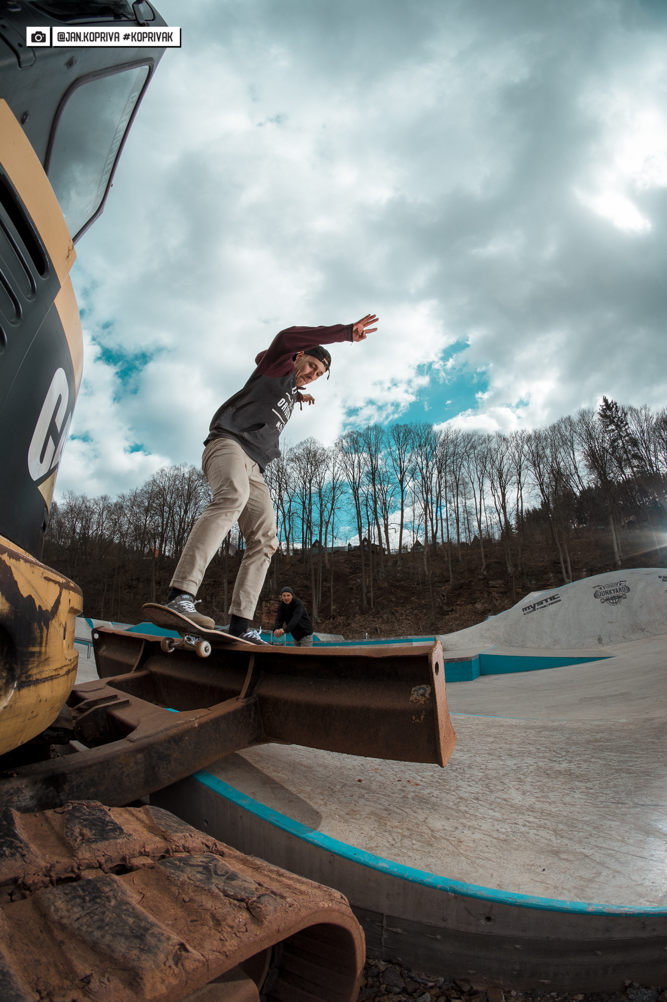 Martin Beránek a Lukáš Dymák skateboarding