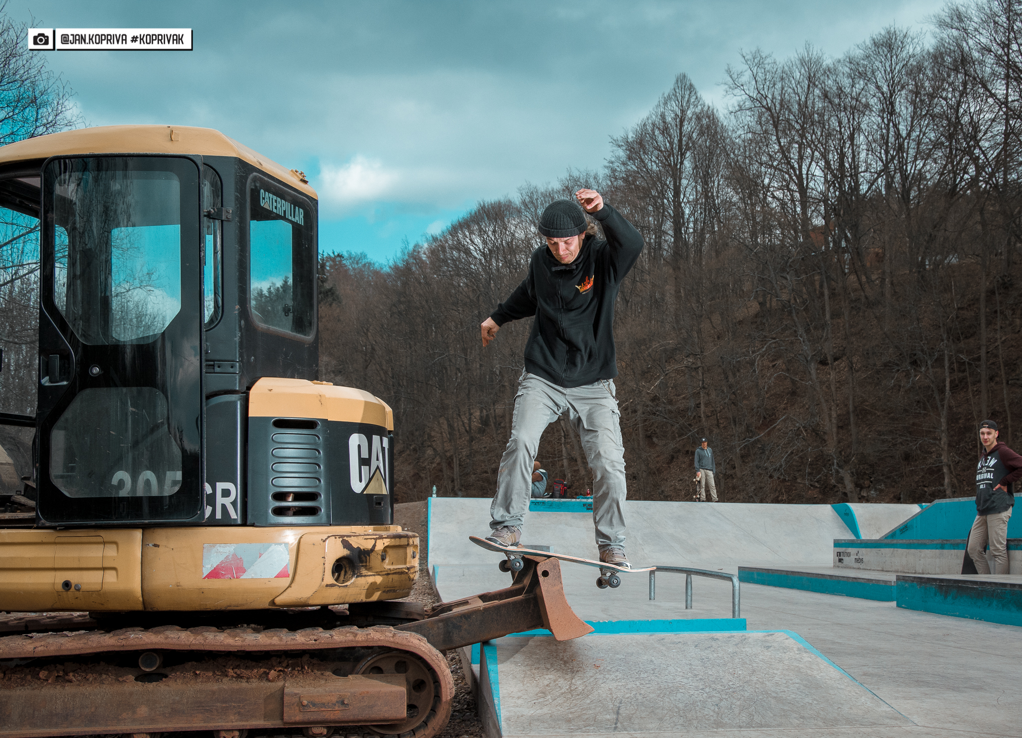 Martin Beránek a Lukáš Dymák skateboarding