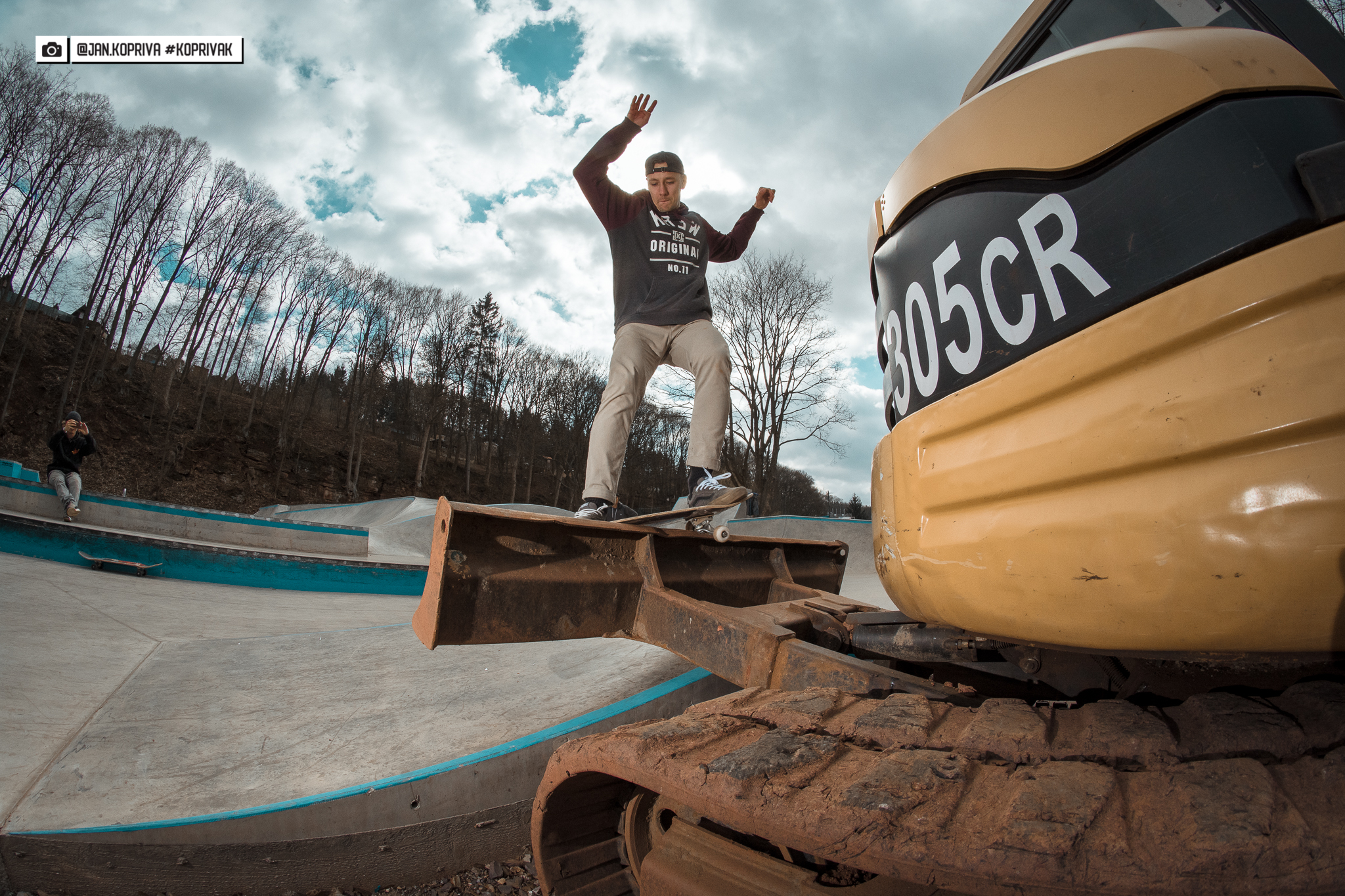 Martin Beránek a Lukáš Dymák skateboarding