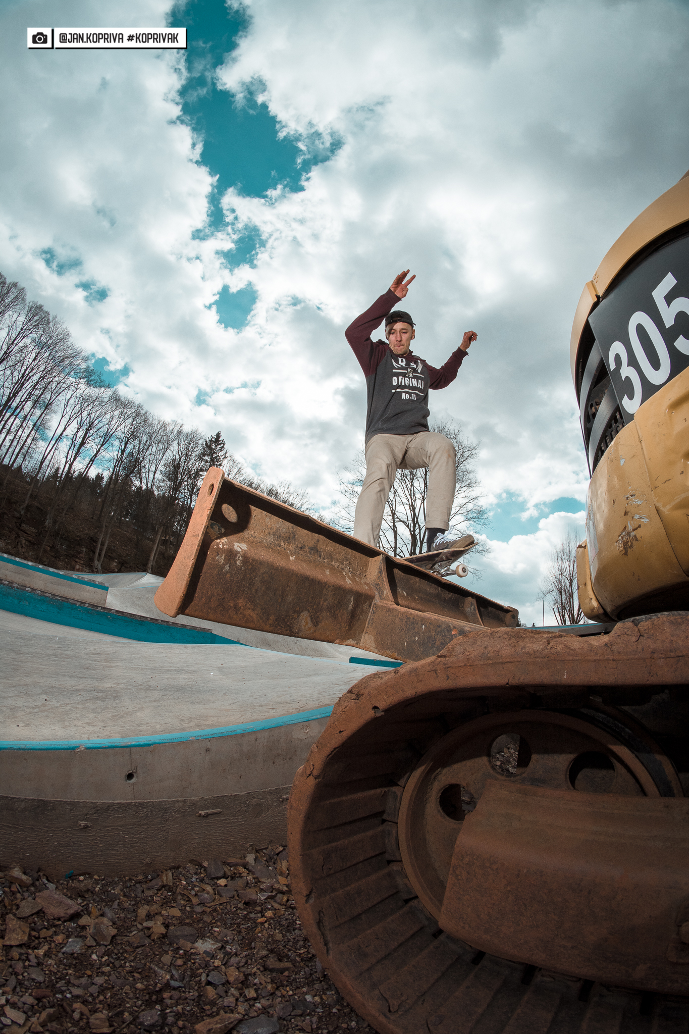 Martin Beránek a Lukáš Dymák skateboarding