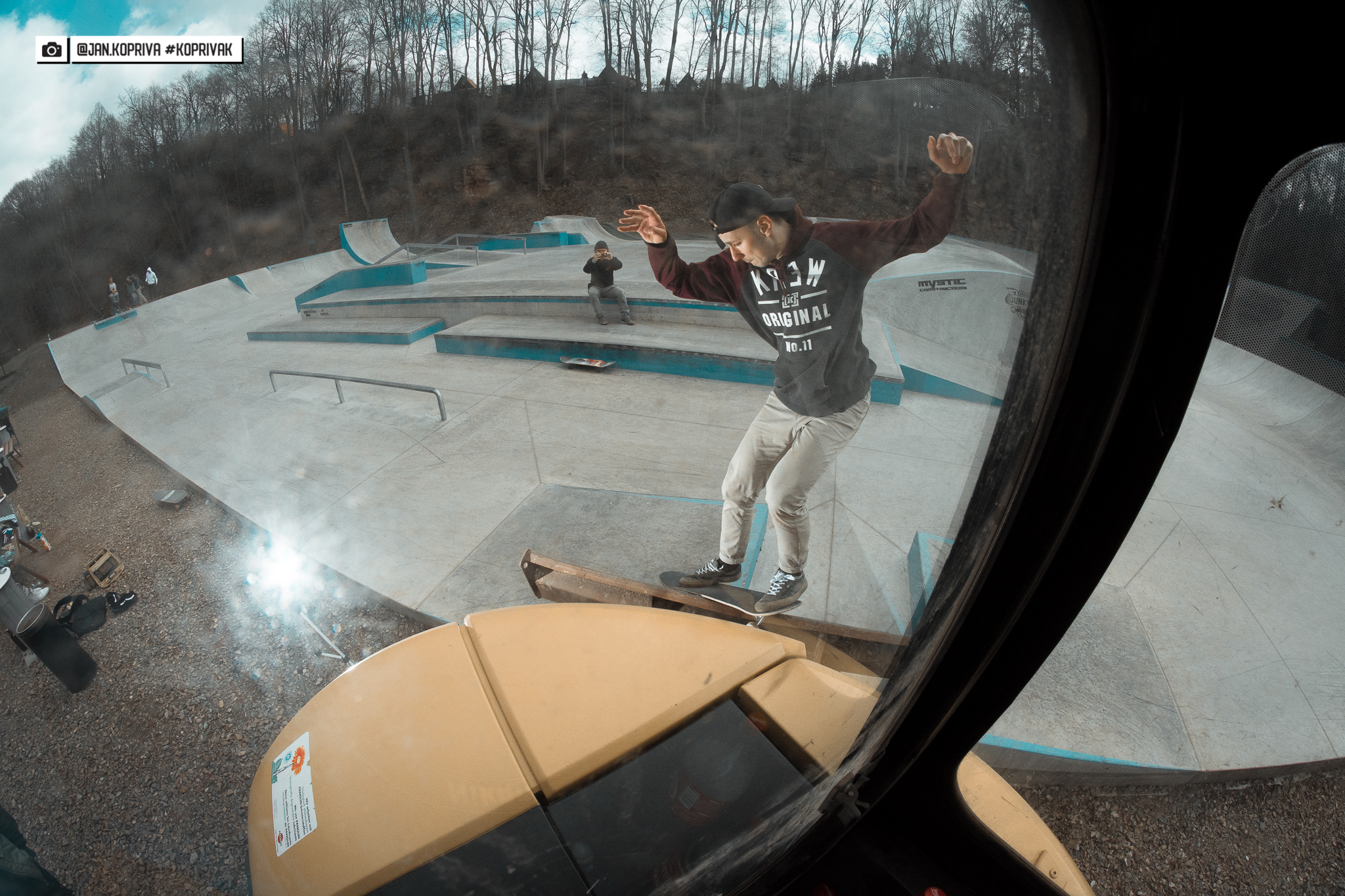 Martin Beránek a Lukáš Dymák skateboarding