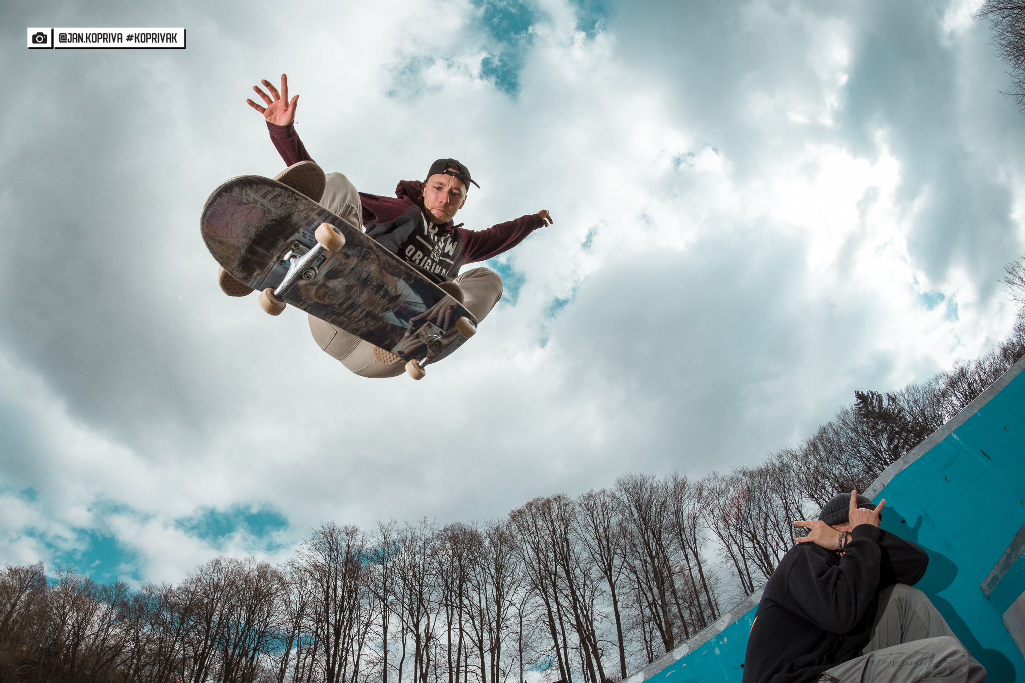 Martin Beránek a Lukáš Dymák skateboarding